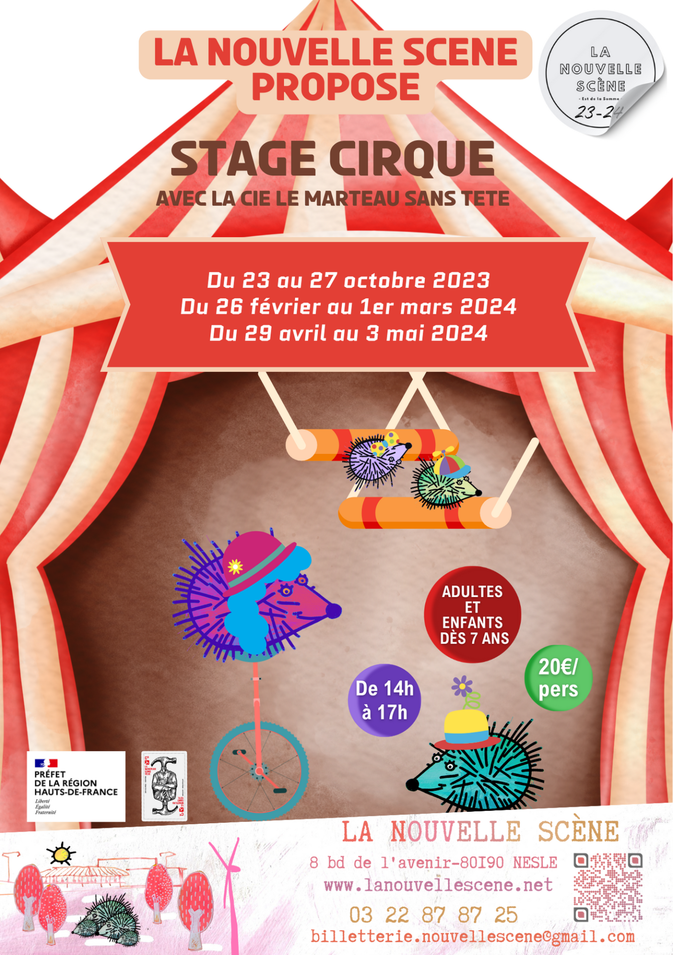 Copie de flyers stages saison 23 24