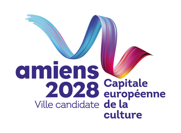 Logo amiens 2028 ville candidate capitale europeenne de la culture format 610x450